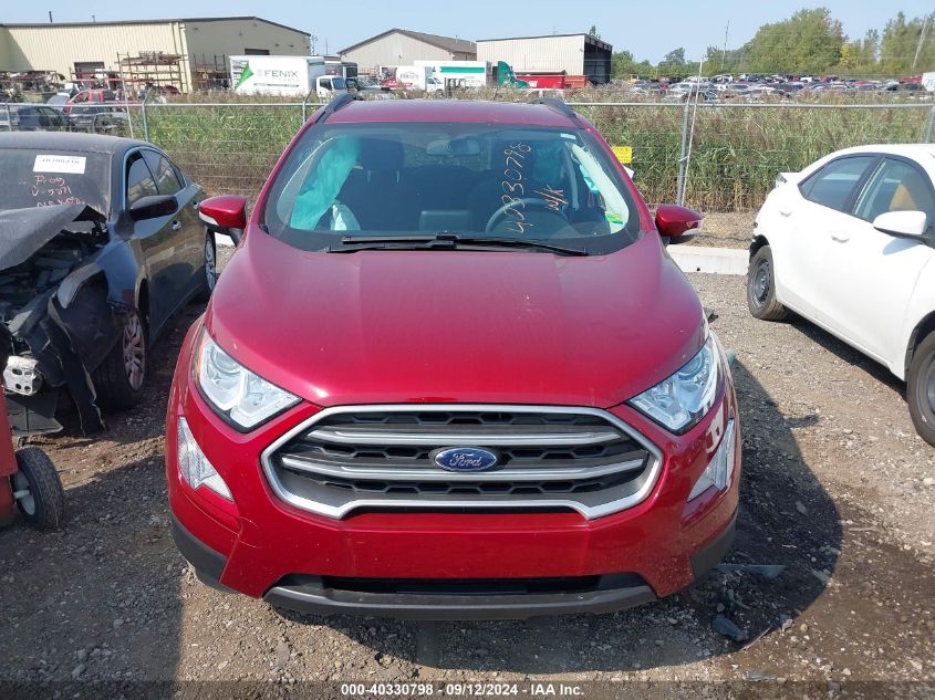 2022 Ford Ecosport Se VIN: MAJ6S3GL3NC461601 Lot: 40330798