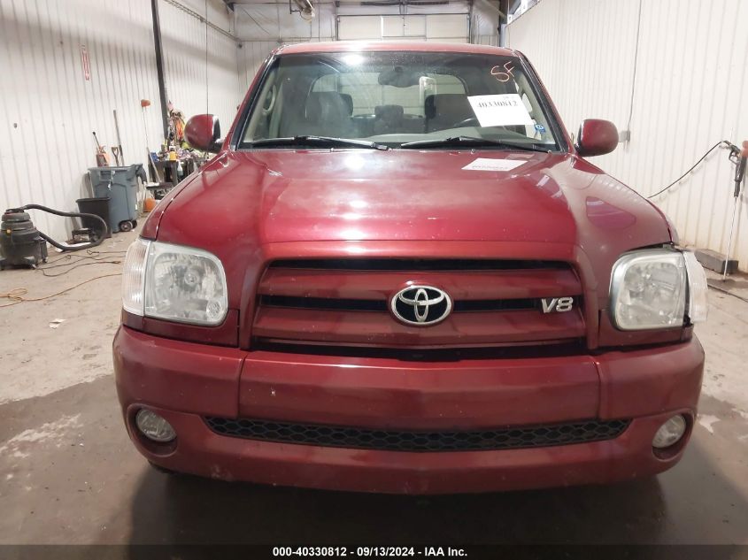 2005 Toyota Tundra Limited V8 VIN: 5TBDT48195S495275 Lot: 40330812