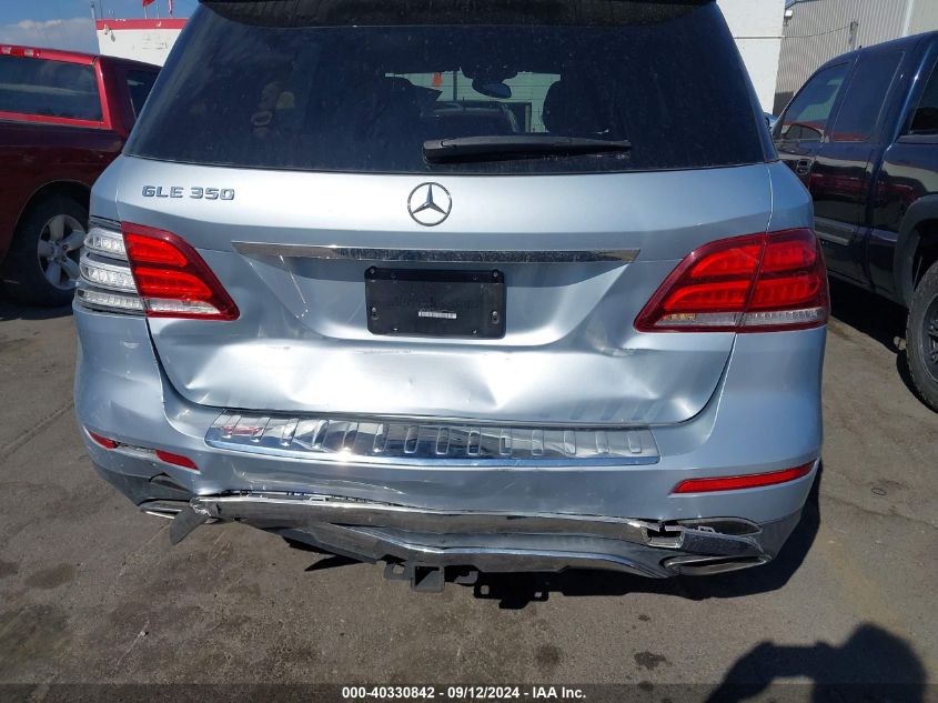 2017 Mercedes-Benz Gle 350 VIN: 4JGDA5JB6HA892347 Lot: 40330842