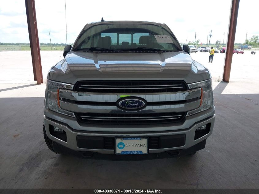 2020 Ford F-150 Lariat VIN: 1FTEW1E52LFA63827 Lot: 40330871