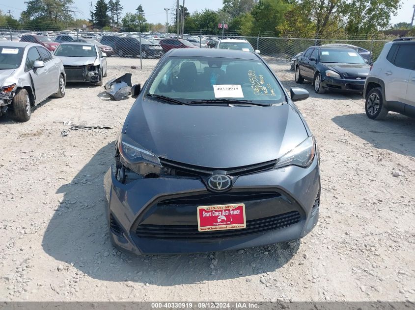 2018 Toyota Corolla Le VIN: 2T1BURHE3JC055079 Lot: 40330919