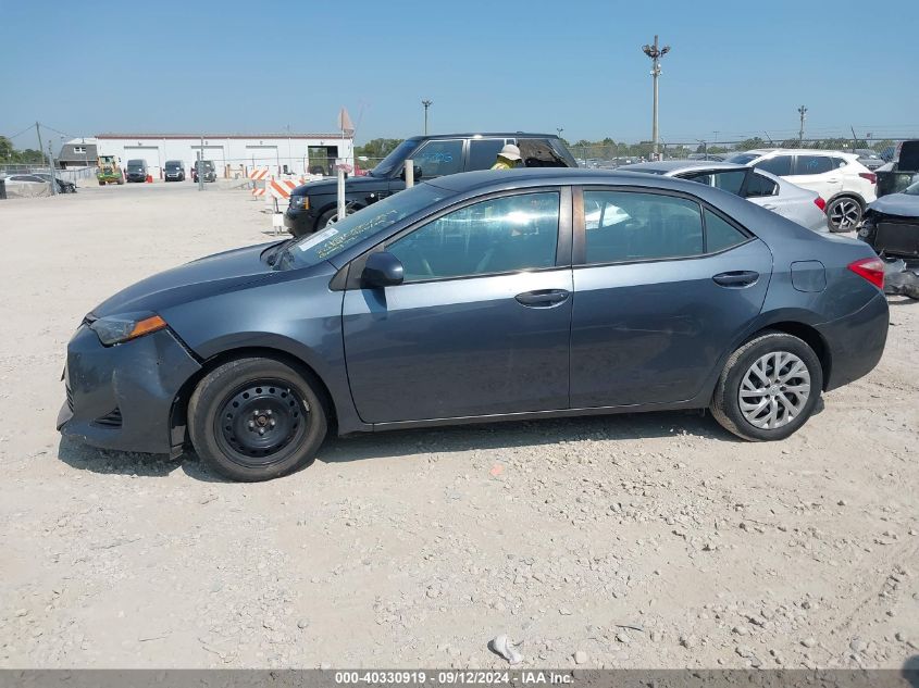 2018 Toyota Corolla Le VIN: 2T1BURHE3JC055079 Lot: 40330919