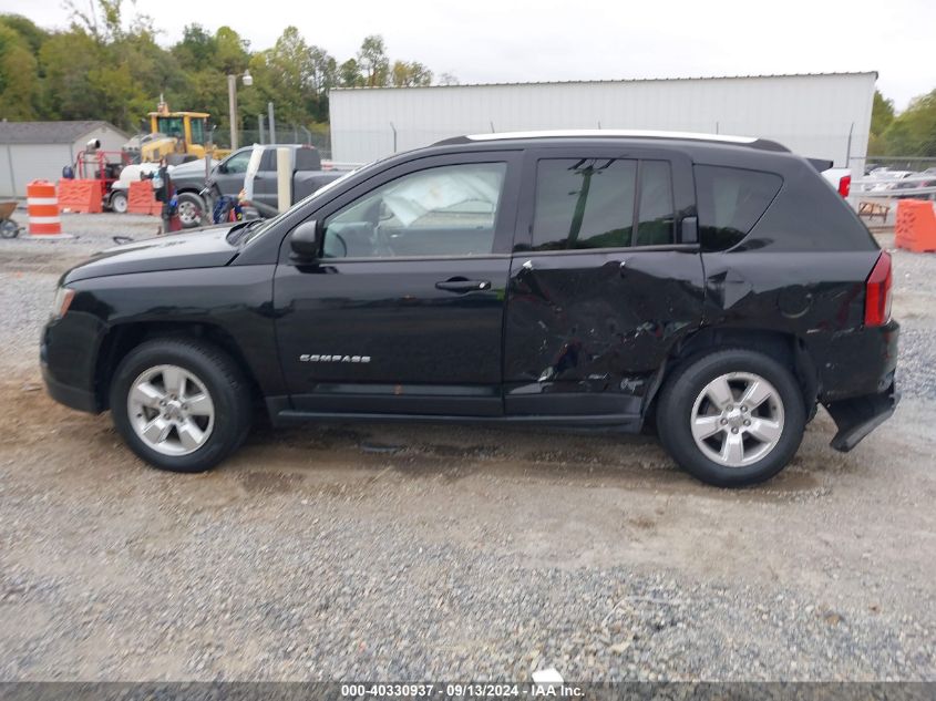 2014 Jeep Compass Sport VIN: 1C4NJCBAXED829474 Lot: 40330937