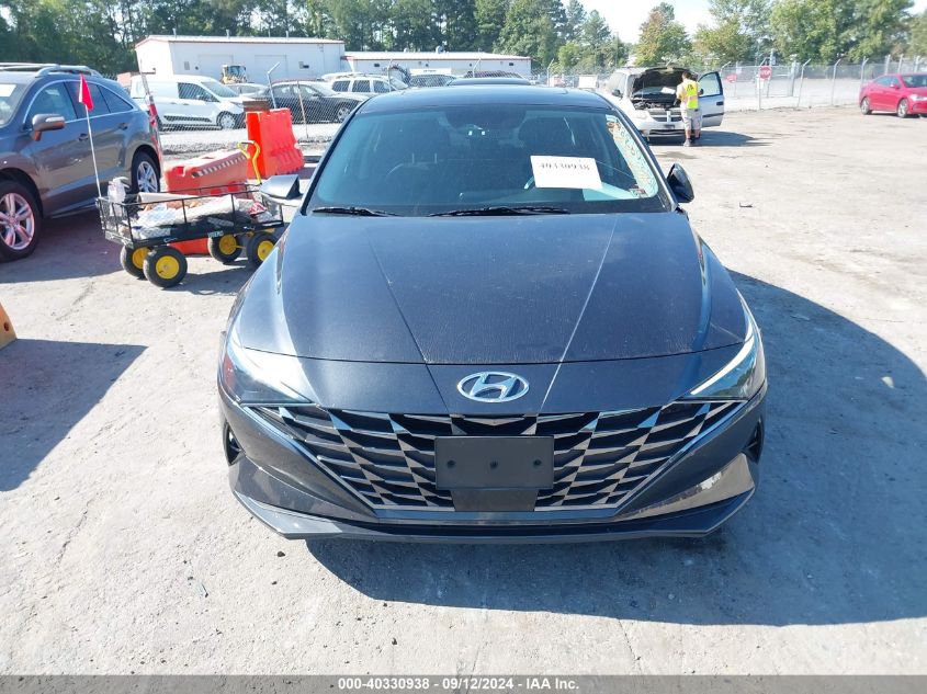 2021 Hyundai Elantra Limited VIN: 5NPLP4AG5MH016182 Lot: 40330938