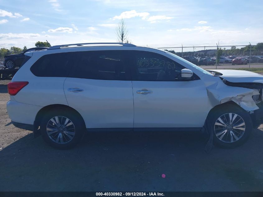 2018 Nissan Pathfinder Sv VIN: 5N1DR2MM8JC614676 Lot: 40330982