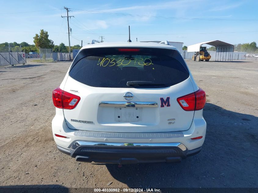 2018 Nissan Pathfinder Sv VIN: 5N1DR2MM8JC614676 Lot: 40330982