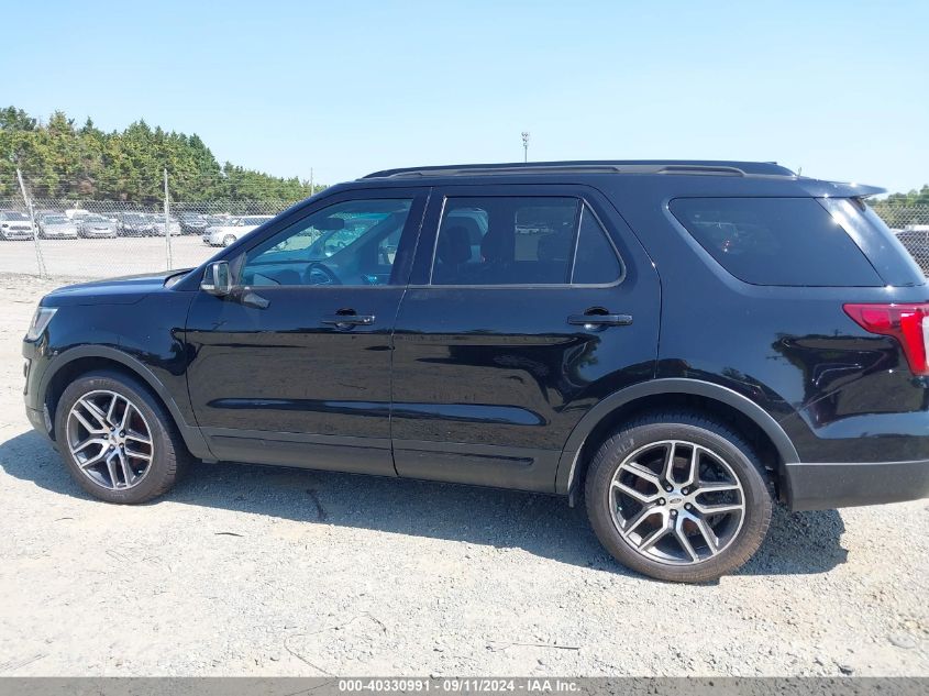 2017 Ford Explorer Sport VIN: 1FM5K8GT0HGA08323 Lot: 40330991