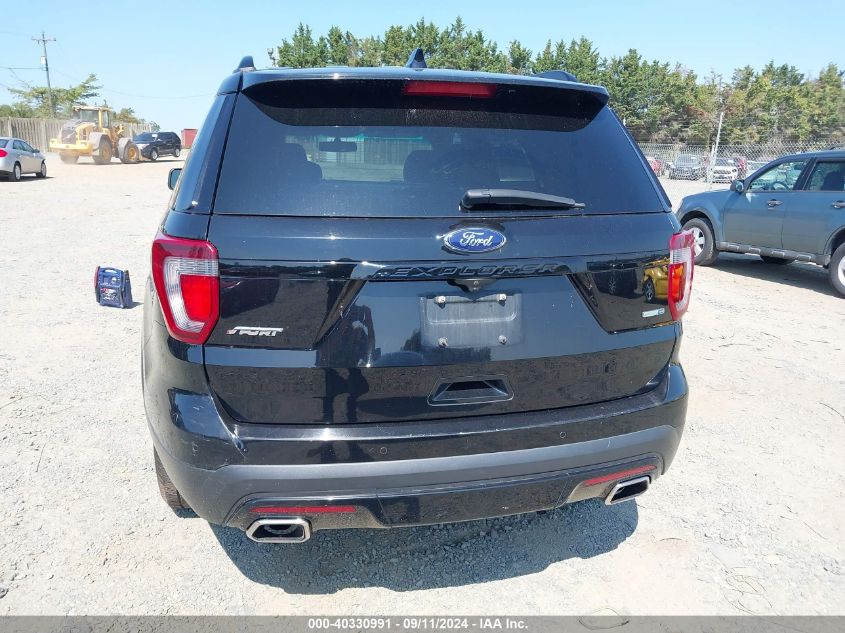 2017 Ford Explorer Sport VIN: 1FM5K8GT0HGA08323 Lot: 40330991