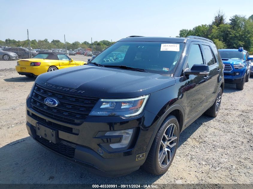 2017 Ford Explorer Sport VIN: 1FM5K8GT0HGA08323 Lot: 40330991