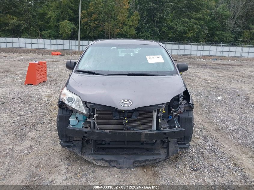 5TDZK3DC5CS194033 2012 Toyota Sienna Base V6 7 Passenger