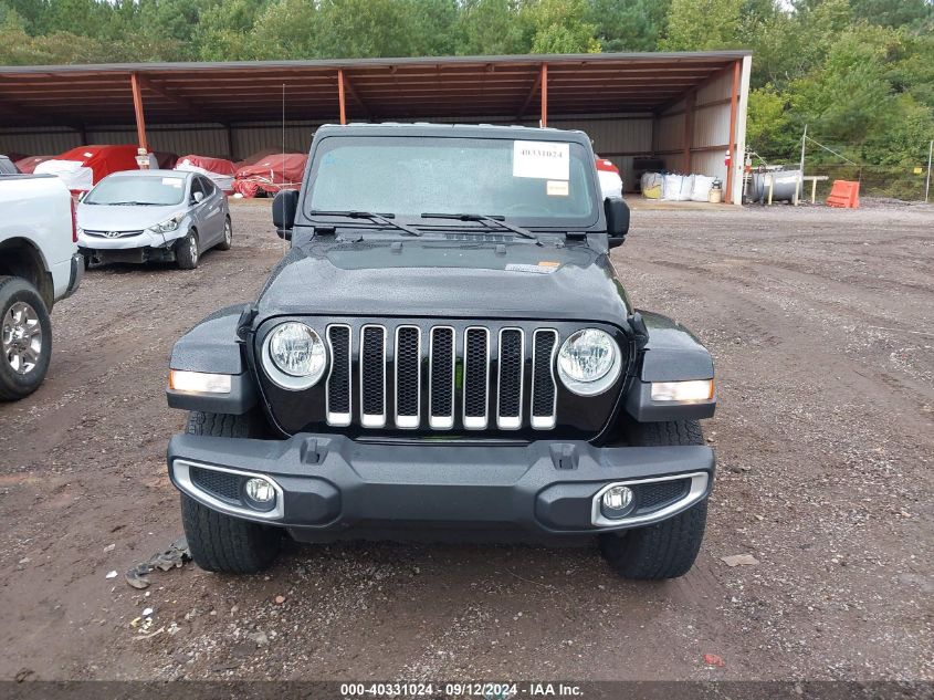 2022 Jeep Wrangler Unlimited Sahara 4X4 VIN: 1C4HJXEGXNW267813 Lot: 40331024