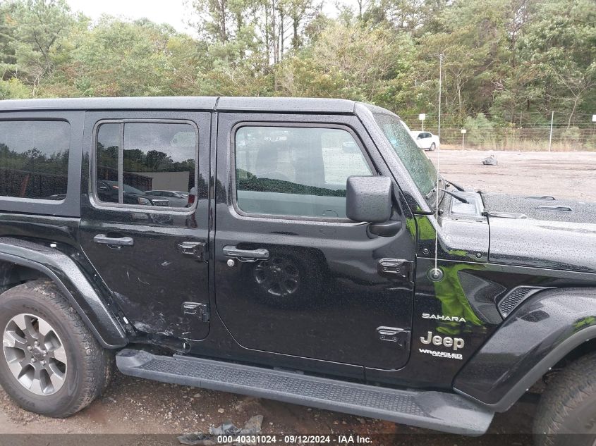 2022 Jeep Wrangler Unlimited Sahara 4X4 VIN: 1C4HJXEGXNW267813 Lot: 40331024