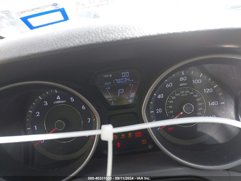 5NPDH4AE3DH311202 2013 Hyundai Elantra Gls