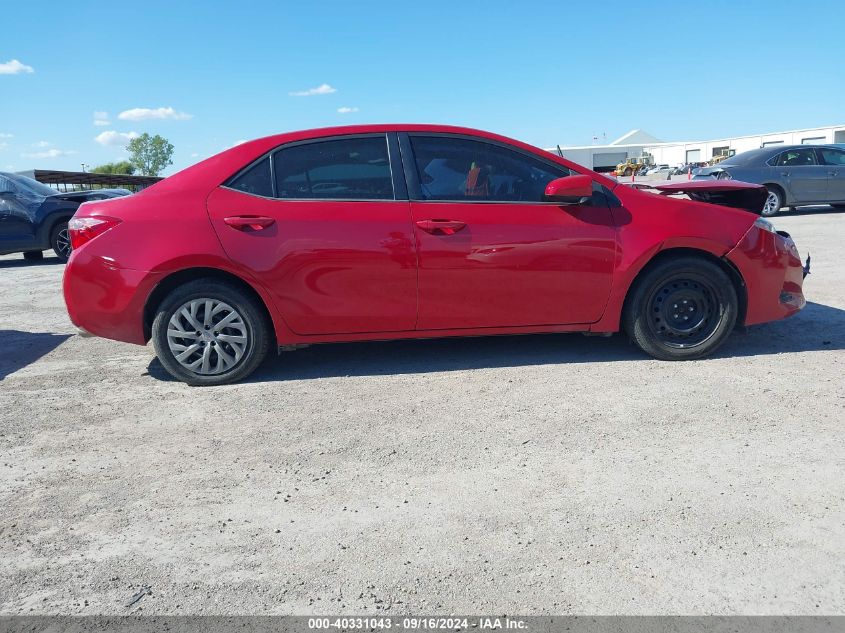 2019 Toyota Corolla Le VIN: 2T1BURHE0KC216585 Lot: 40331043