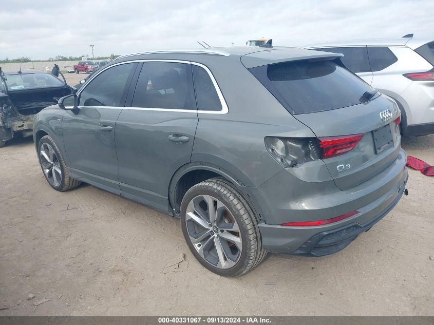 VIN WA1FECF30K1083130 2019 Audi Q3, 2.0T S Line Pre... no.3