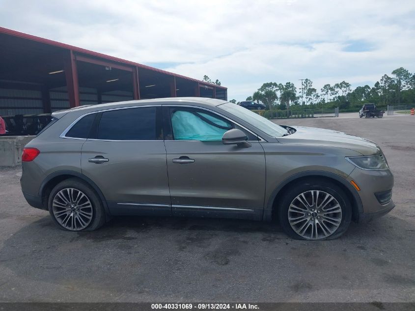 2016 Lincoln Mkx Reserve VIN: 2LMTJ6LR0GBL46081 Lot: 40331069