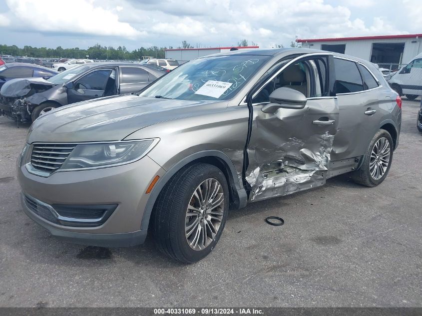 VIN 2LMTJ6LR0GBL46081 2016 LINCOLN MKX no.2