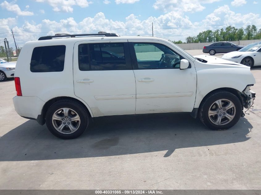 2014 Honda Pilot Ex-L VIN: 5FNYF4H56EB028063 Lot: 40331085