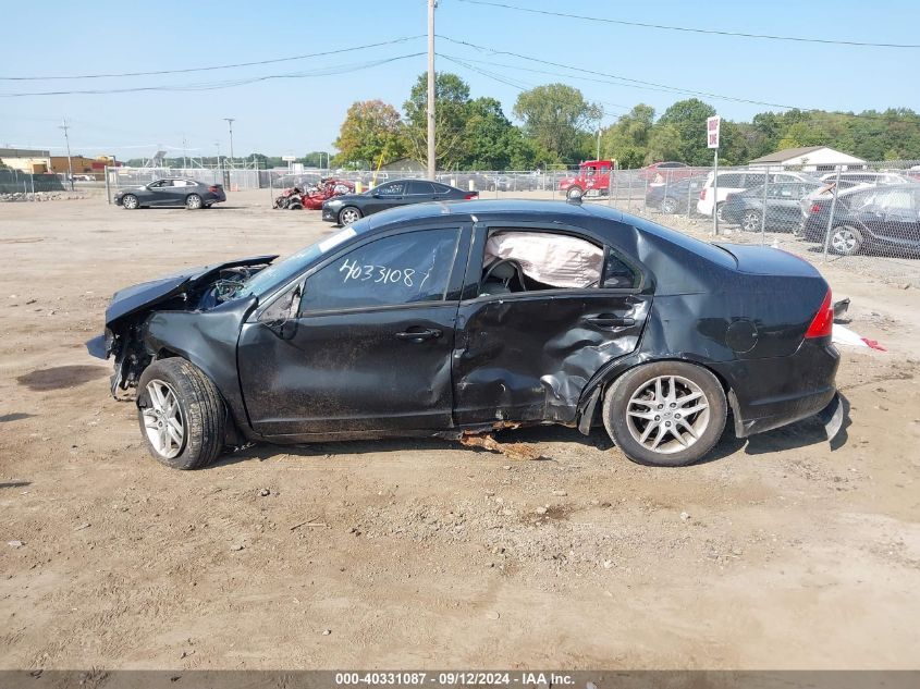 2010 Ford Fusion S VIN: 3FAHP0GA0AR277560 Lot: 40331087