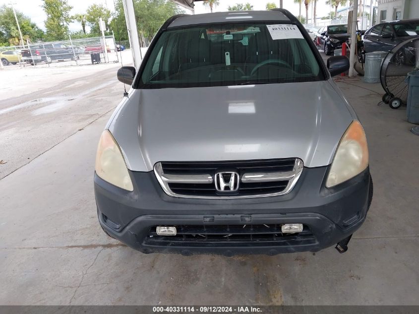 2003 Honda Cr-V Lx VIN: SHSRD78473U142730 Lot: 40331114