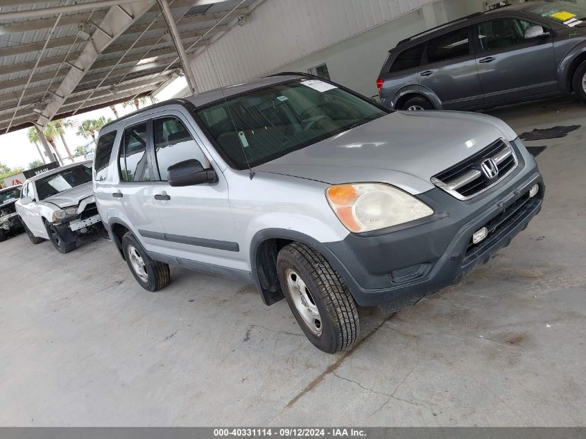 2003 Honda Cr-V Lx VIN: SHSRD78473U142730 Lot: 40331114