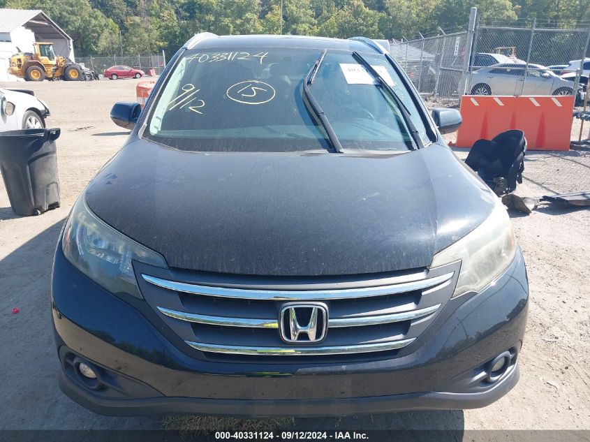 2013 Honda Cr-V Exl VIN: 2HKRM3H74DH522041 Lot: 40331124