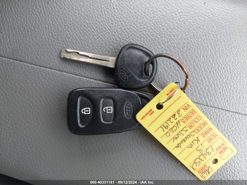 5XYKT4A1XDG322191 2013 Kia Sorento Lx