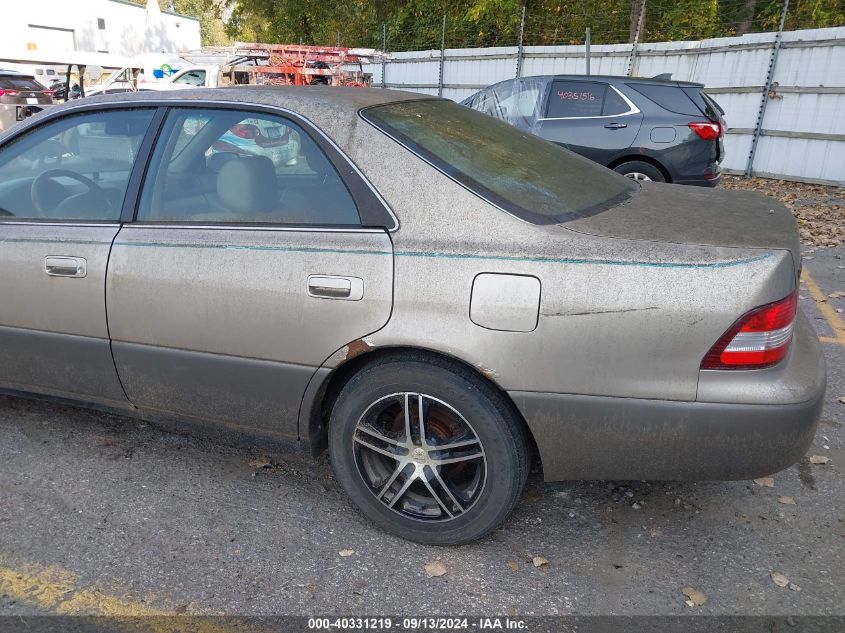 2000 Lexus Es 300 VIN: JT8BF28G7Y5090474 Lot: 40331219