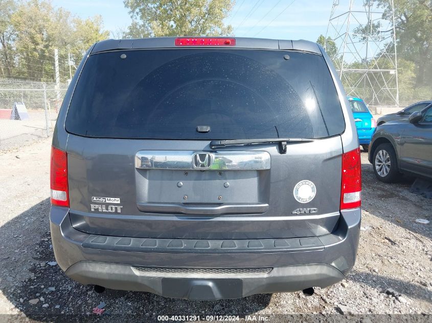 2013 Honda Pilot Lx VIN: 5FNYF4H29DB073034 Lot: 40331291