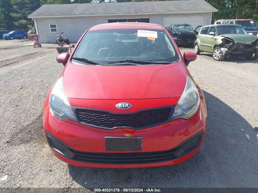 2015 Kia Rio Lx VIN: KNADM4A30F6453835 Lot: 40331376