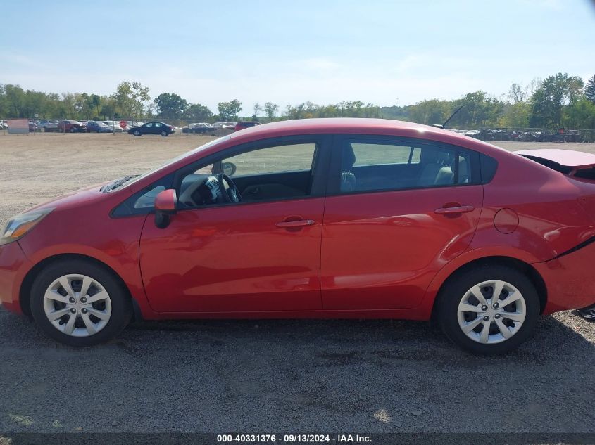 2015 Kia Rio Lx VIN: KNADM4A30F6453835 Lot: 40331376