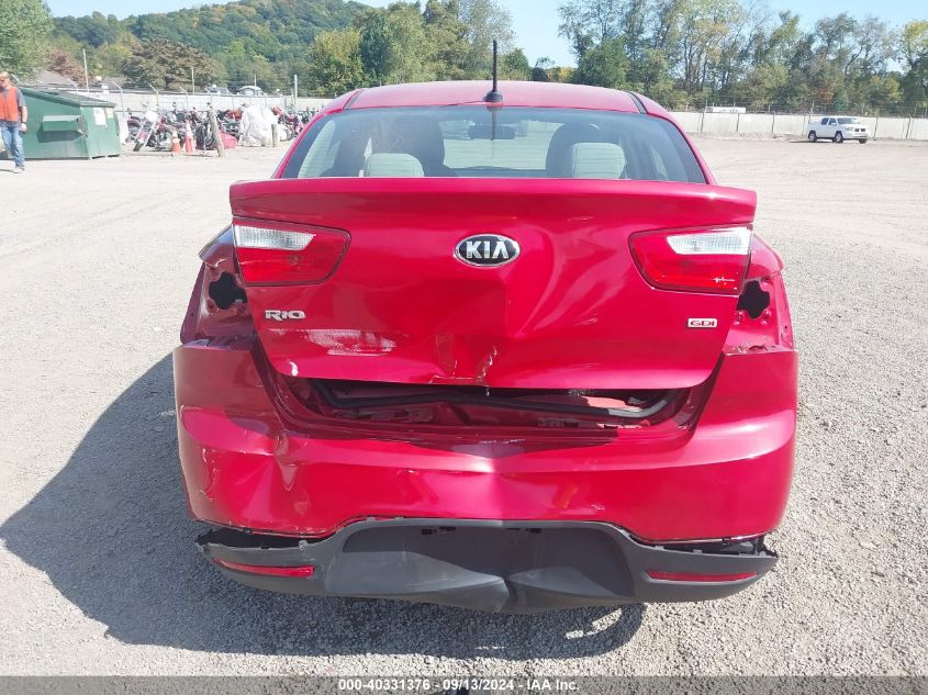 2015 Kia Rio Lx VIN: KNADM4A30F6453835 Lot: 40331376