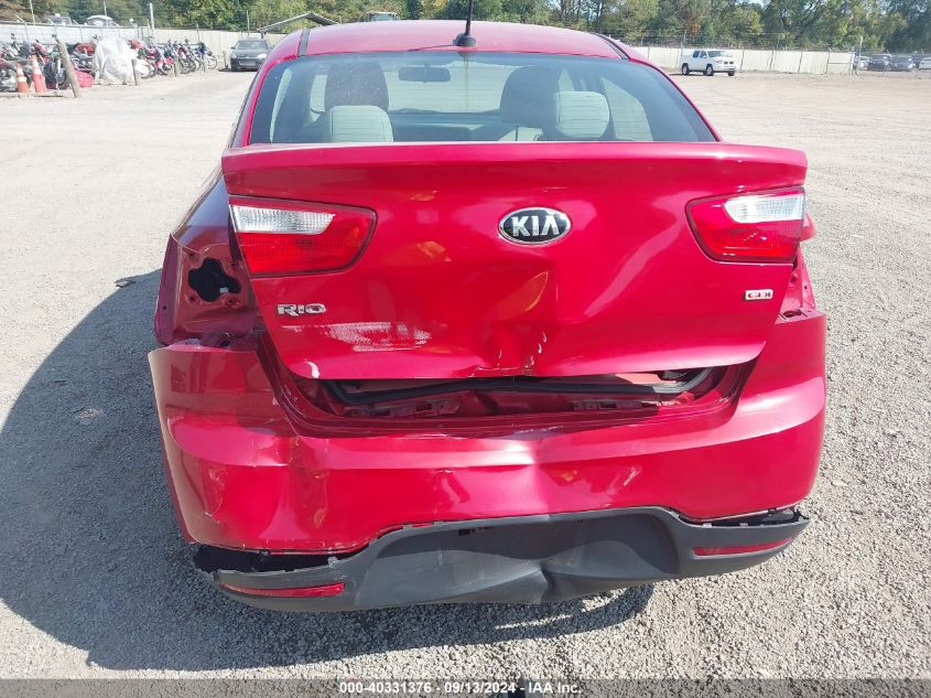 2015 Kia Rio Lx VIN: KNADM4A30F6453835 Lot: 40331376