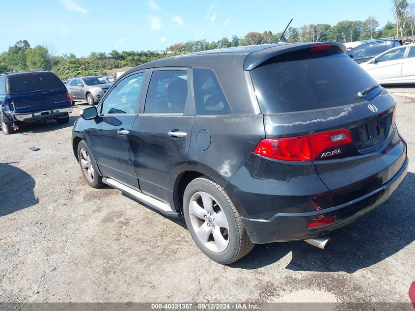 2007 ACURA RDX VIN: 5J8TB18237A025113
