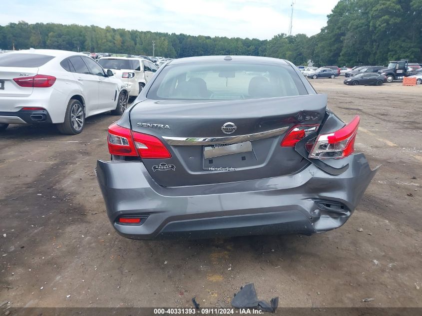 2019 Nissan Sentra Sv VIN: 3N1AB7AP2KL607240 Lot: 40331393