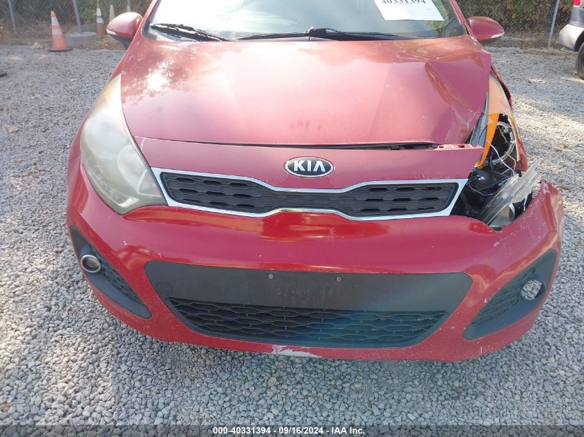 2013 Kia Rio Ex VIN: KNADN5A34D6166952 Lot: 40331394