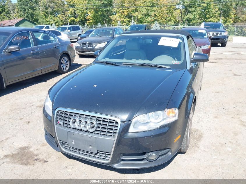 2009 Audi A4 2.0T/2.0T Special Edition VIN: WAUDF48H09K000161 Lot: 40331416