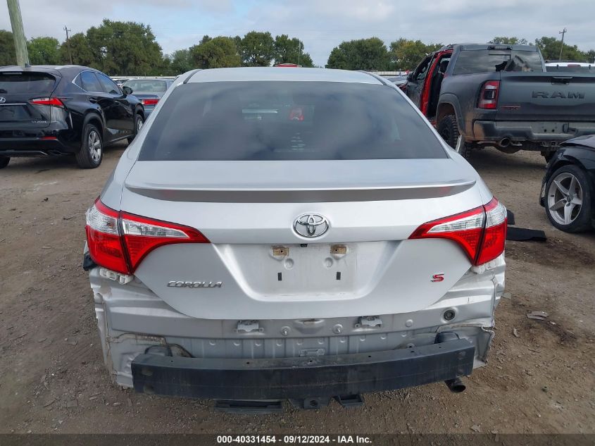 2016 Toyota Corolla L/Le/Le Pls/Prm/S/S Pls VIN: 5YFBURHE4GP522227 Lot: 40331454