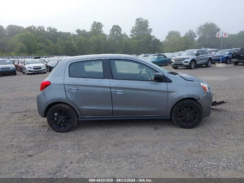 2019 Mitsubishi Mirage Le/Gt VIN: ML32A5HJ6KH015979 Lot: 40331535