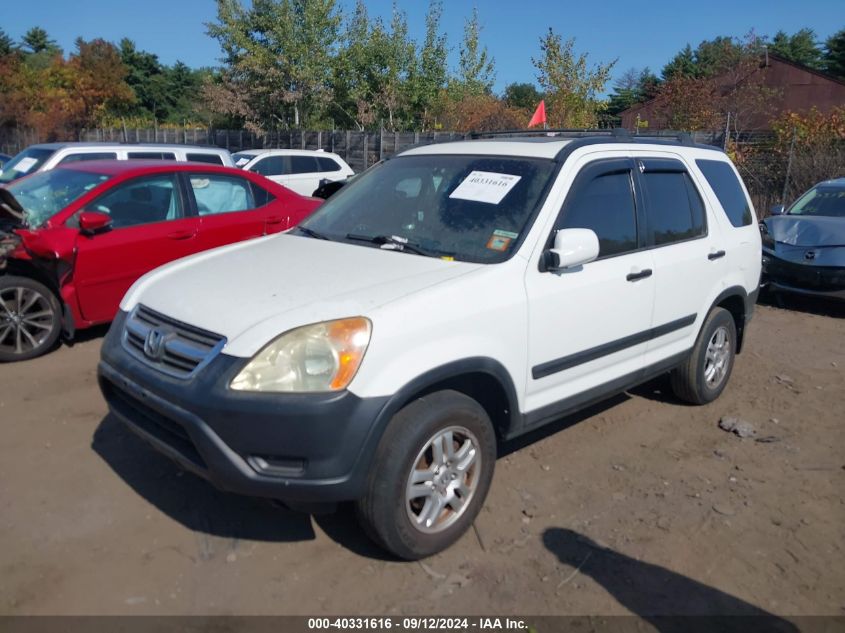 2004 Honda Cr-V Ex VIN: SHSRD78834U203916 Lot: 40331616