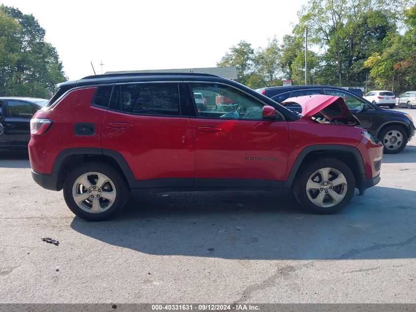 2018 Jeep Compass Latitude 4X4 VIN: 3C4NJDBB2JT114725 Lot: 40331631