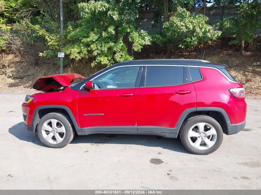 2018 Jeep Compass Latitude 4X4 VIN: 3C4NJDBB2JT114725 Lot: 40331631