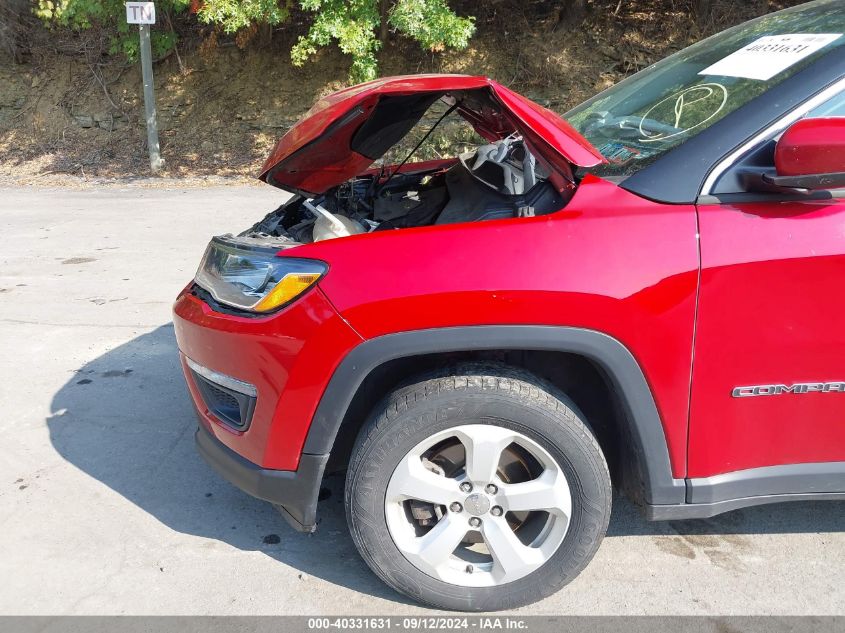 2018 Jeep Compass Latitude 4X4 VIN: 3C4NJDBB2JT114725 Lot: 40331631