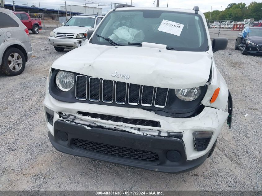 2020 Jeep Renegade Sport Fwd VIN: ZACNJAAB1LPL22862 Lot: 40331635