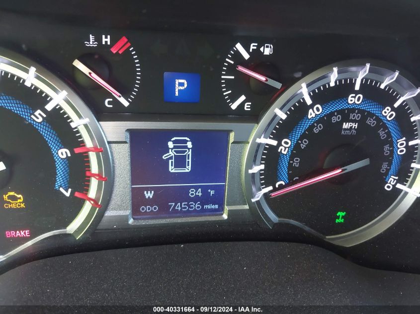 2019 TOYOTA 4RUNNER TRD OFF ROAD PREMIUM - JTEBU5JR7K5612138