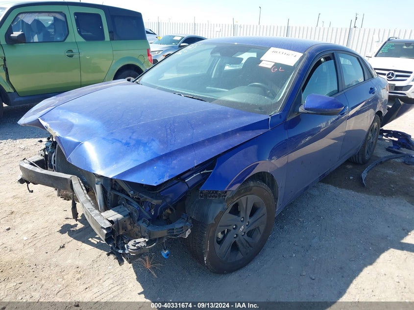 VIN 5NPLS4AG6MH035953 2021 HYUNDAI ELANTRA SEL