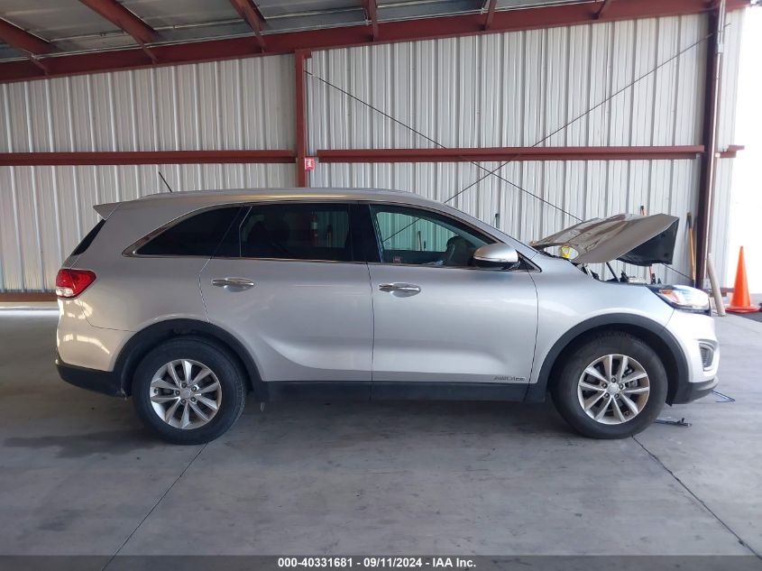 2018 Kia Sorento 3.3L Lx VIN: 5XYPGDA50JG413205 Lot: 40331681