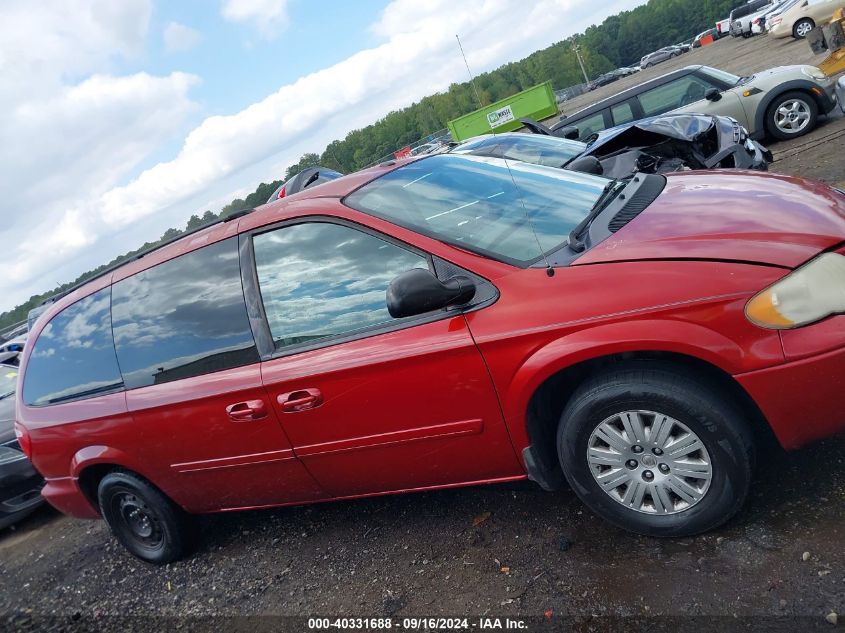 2007 Chrysler Town & Country Lx VIN: 1A4GP44R27B181329 Lot: 40331688