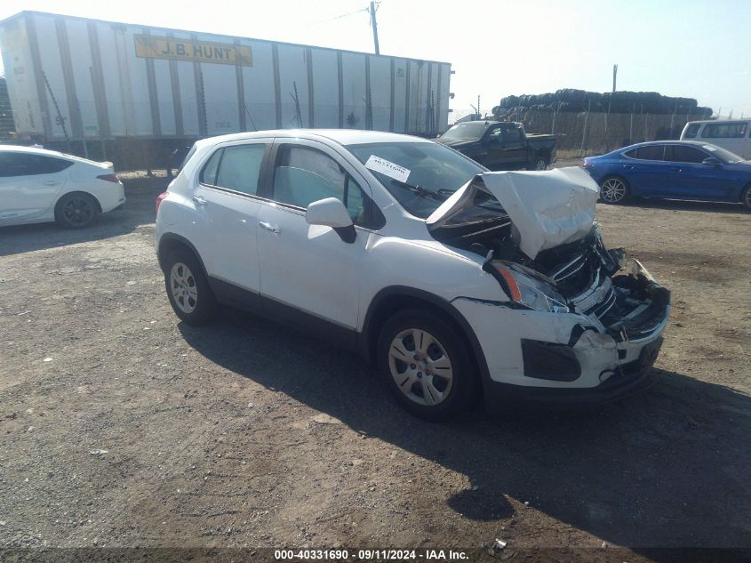 KL7CJKSB9GB670565 2016 CHEVROLET TRAX
