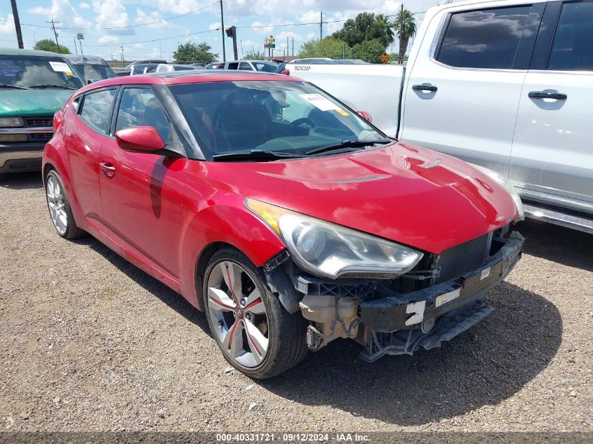 2012 Hyundai Veloster VIN: KMHTC6AD7CU075019 Lot: 40331721